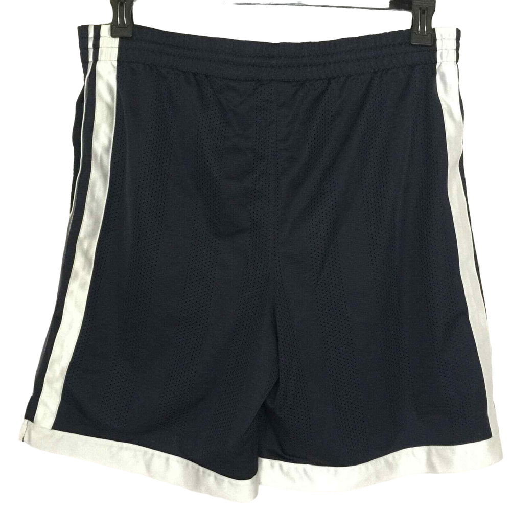 Tek Gear Blue Mesh Lined Drawstring Activewear Basketball Shorts Mens Sz L
